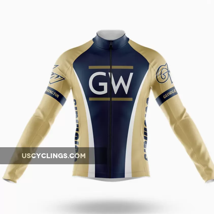 George Washington University Long Sleeve Cycling Jersey