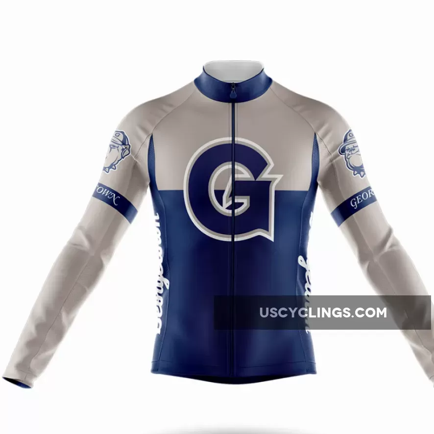 Georgetown University Long Sleeve Cycling Jersey Ver.2