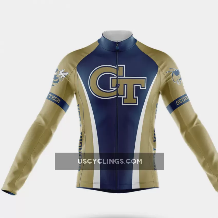Georgia Tech Long Sleeve Cycling Jersey