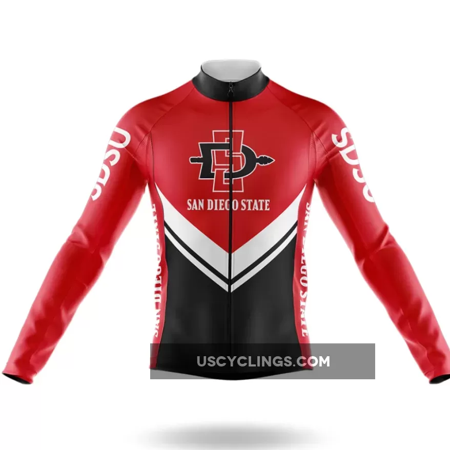 Go Aztecs Long Sleeve Cycling Jersey Ver.3