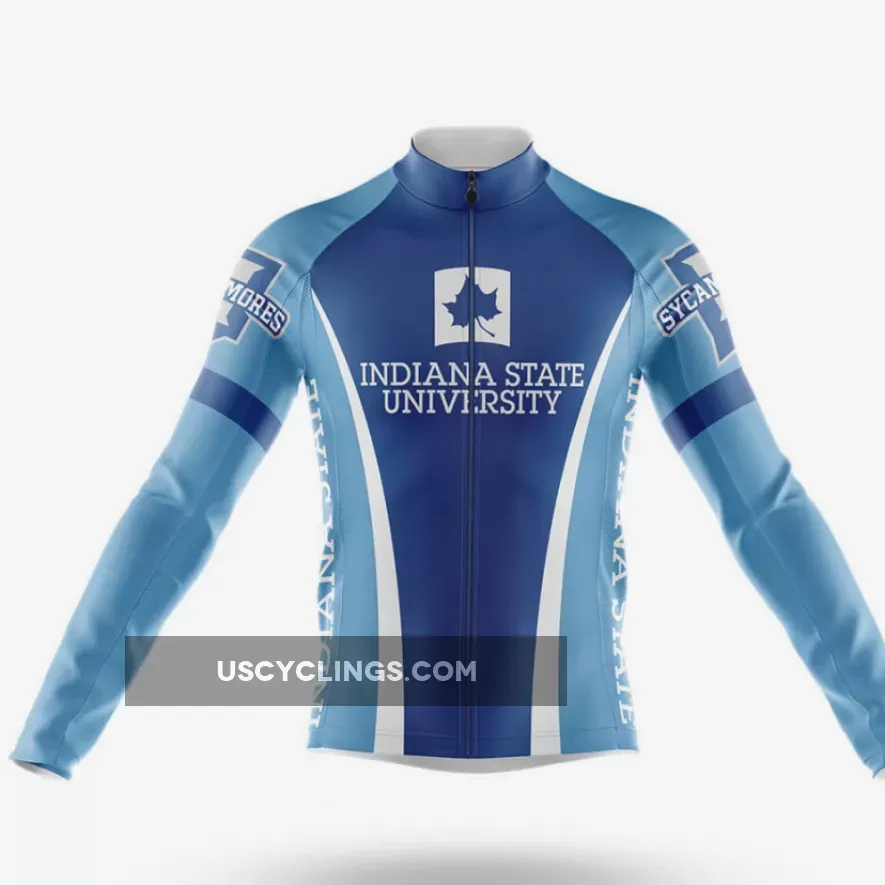 Indiana State University Long Sleeve Cycling Jersey