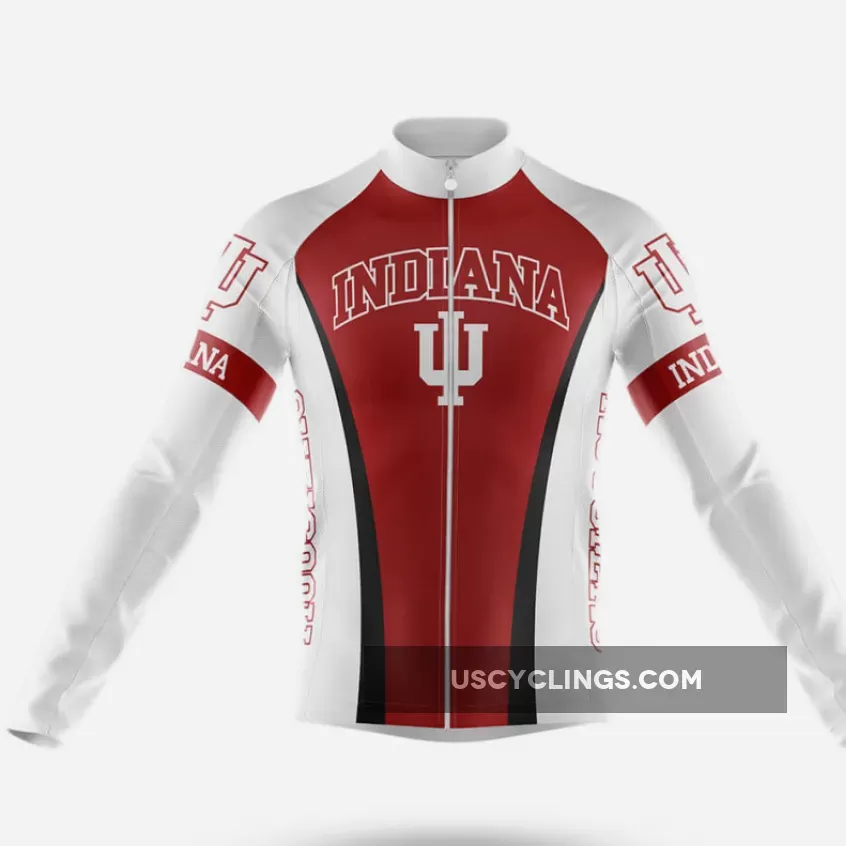 Indiana University Bloomington Long Sleeve Cycling Jersey