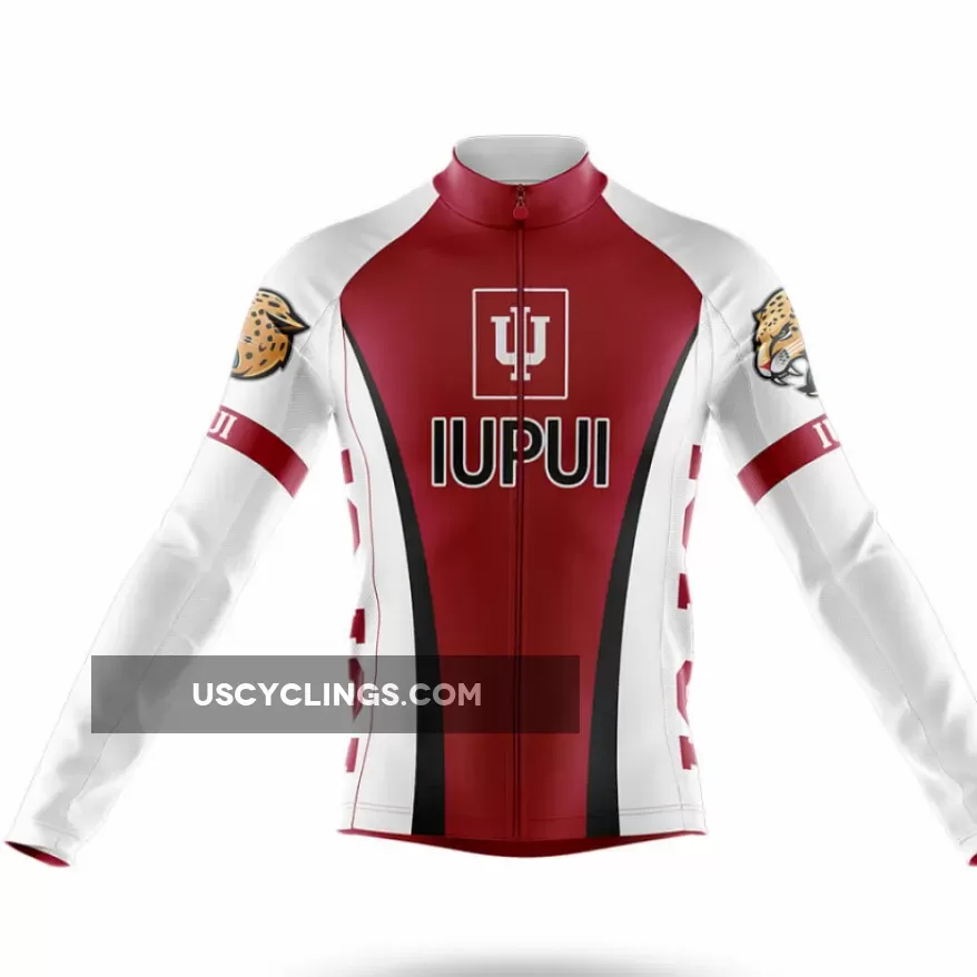 Indiana University–Purdue University Indianapolis Long Sleeve Cycling Jersey