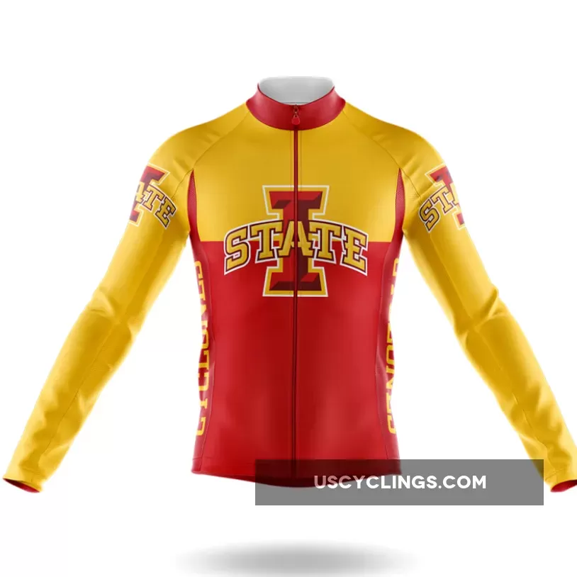 Iowa State University Long Sleeve Cycling Jersey Ver.2