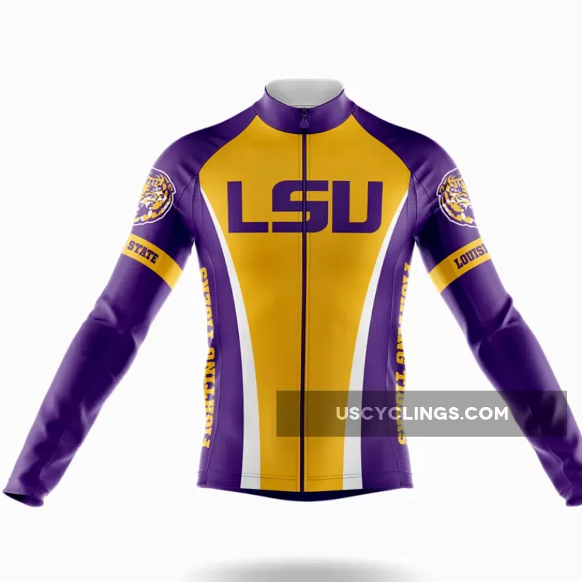 Louisiana State University Long Sleeve Cycling Jersey