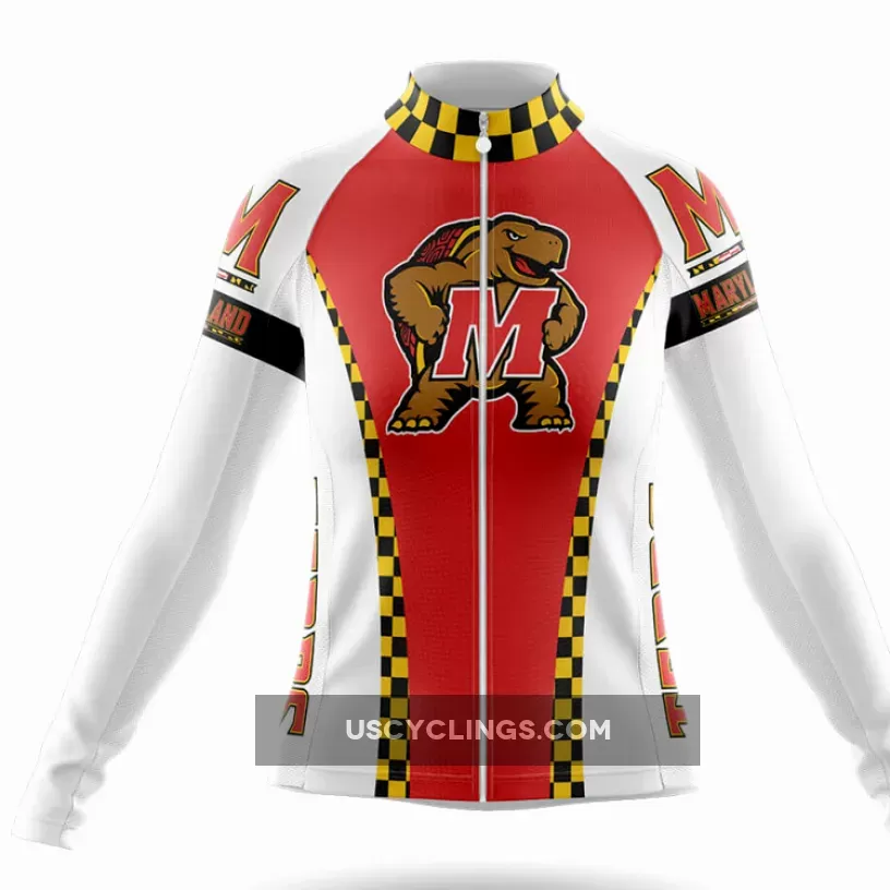 Maryland Mascot - Women's Long Sleeve Cycling Jersey