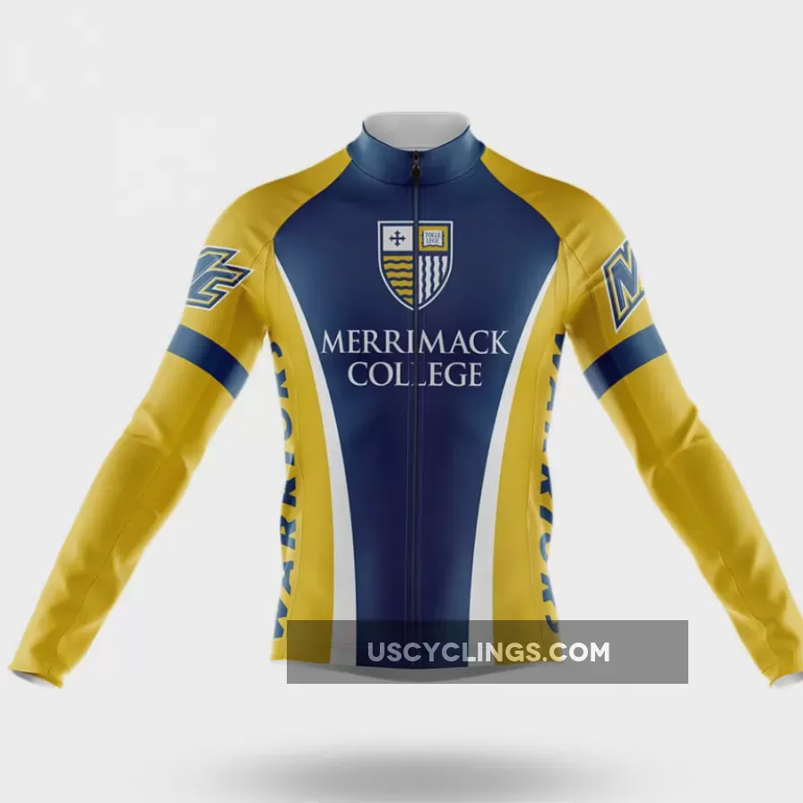 Merrimack College Long Sleeve Cycling Jersey