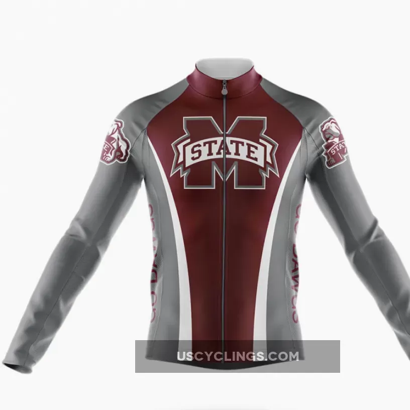 Mississippi State University Long Sleeve Cycling Jersey