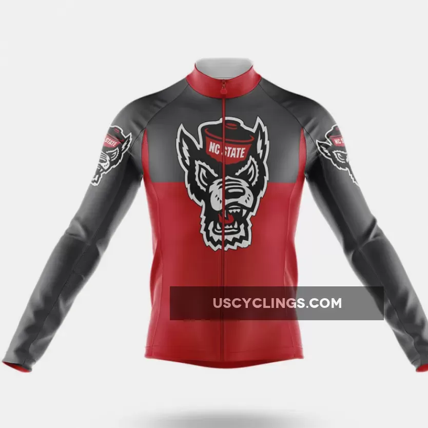 North Carolina State University Long Sleeve Cycling Jersey Ver.2