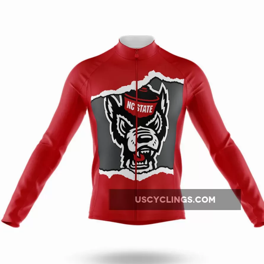 North Carolina State University Long Sleeve Cycling Jersey