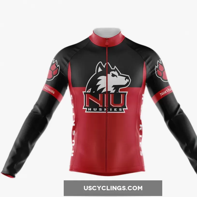 Northern Illinois University Long Sleeve Cycling Jersey Ver.2