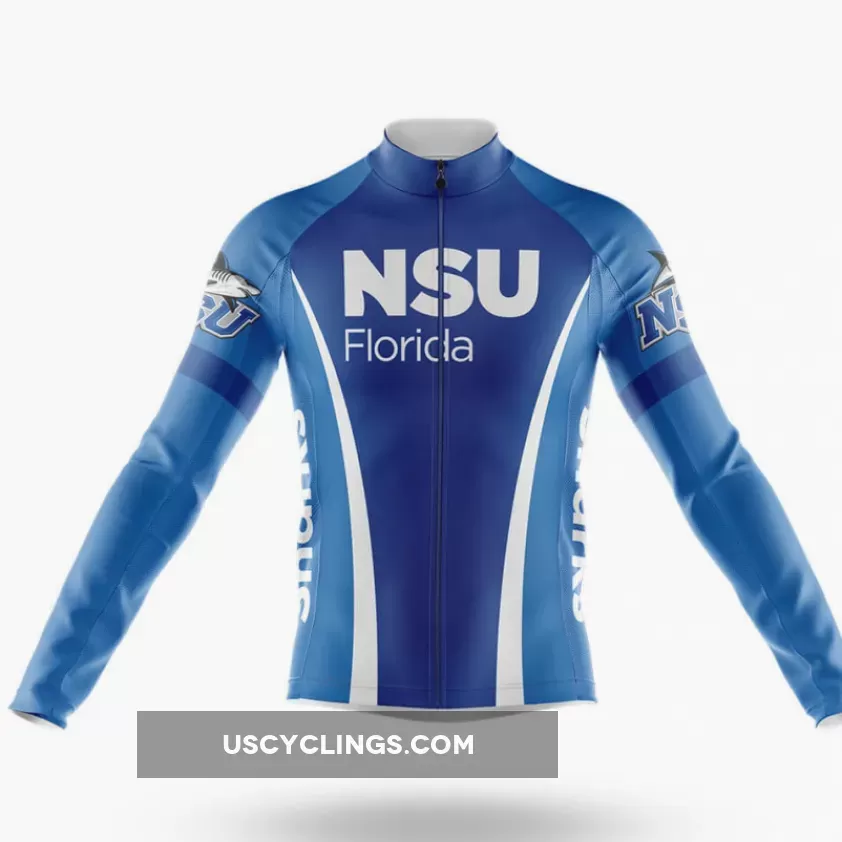 Nova Southeastern University Long Sleeve Cycling Jersey