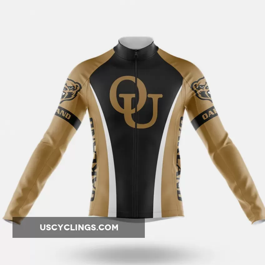 Oakland University Long Sleeve Cycling Jersey