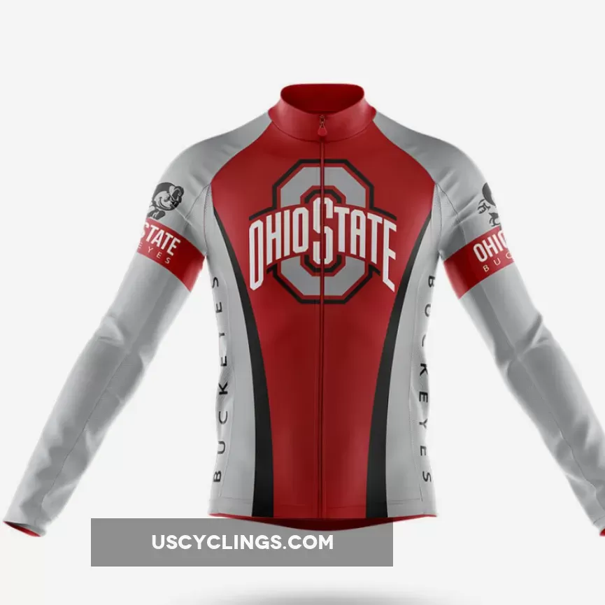 Ohio State Long Sleeve Cycling Jersey