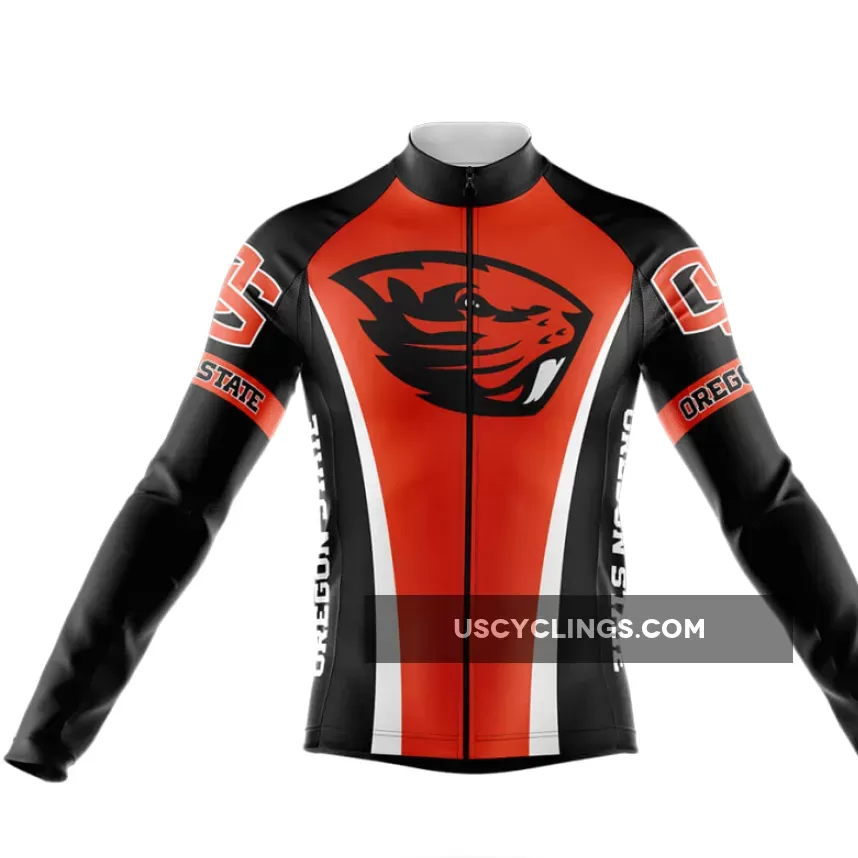 Oregon State University Long Sleeve Cycling Jersey