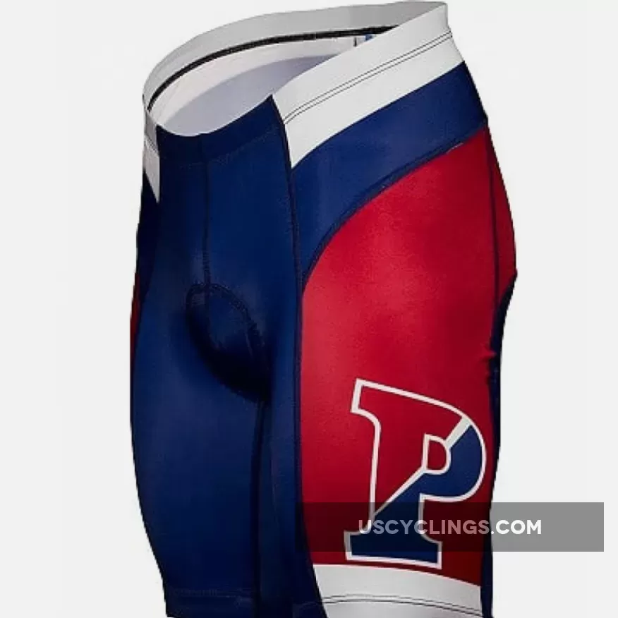 Penn State Cycling Shorts Blue, Red & White Team Gear - High-quality composite fabric