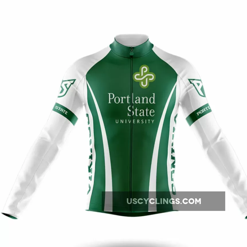 Portland State University Long Sleeve Cycling Jersey