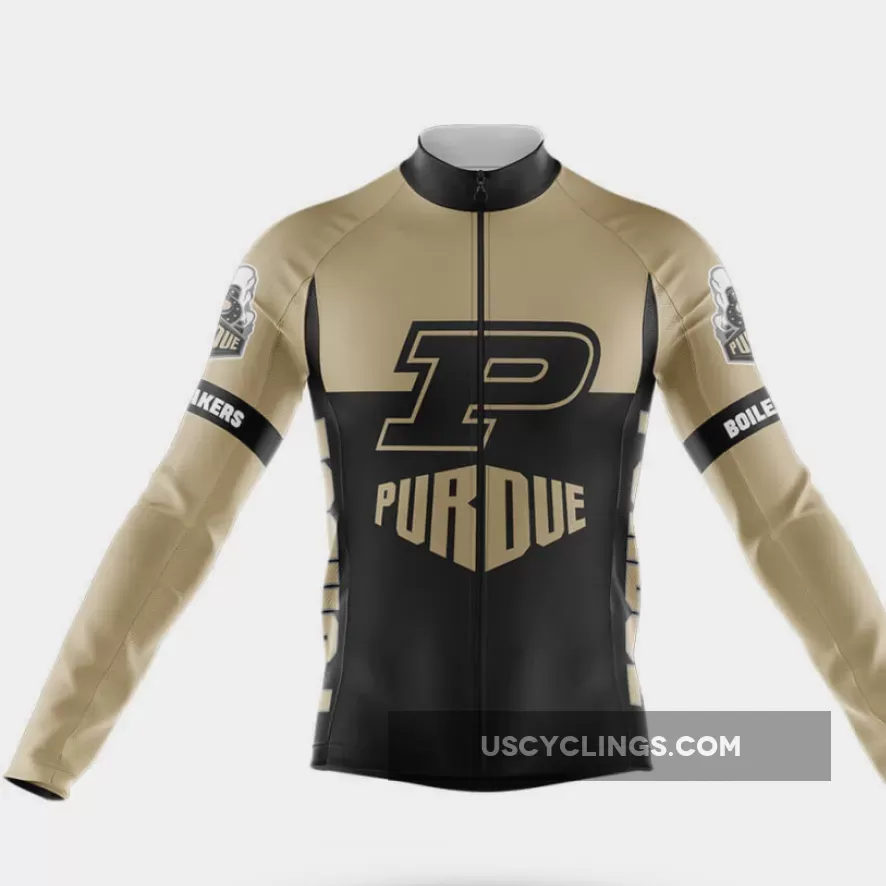 Purdue University Long Sleeve Cycling Jersey Ver.2