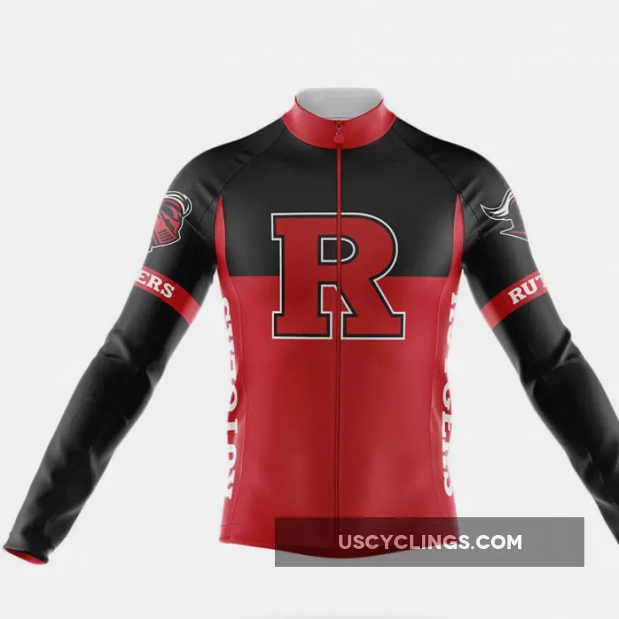 Rutgers University Long Sleeve Cycling Jersey Ver.2
