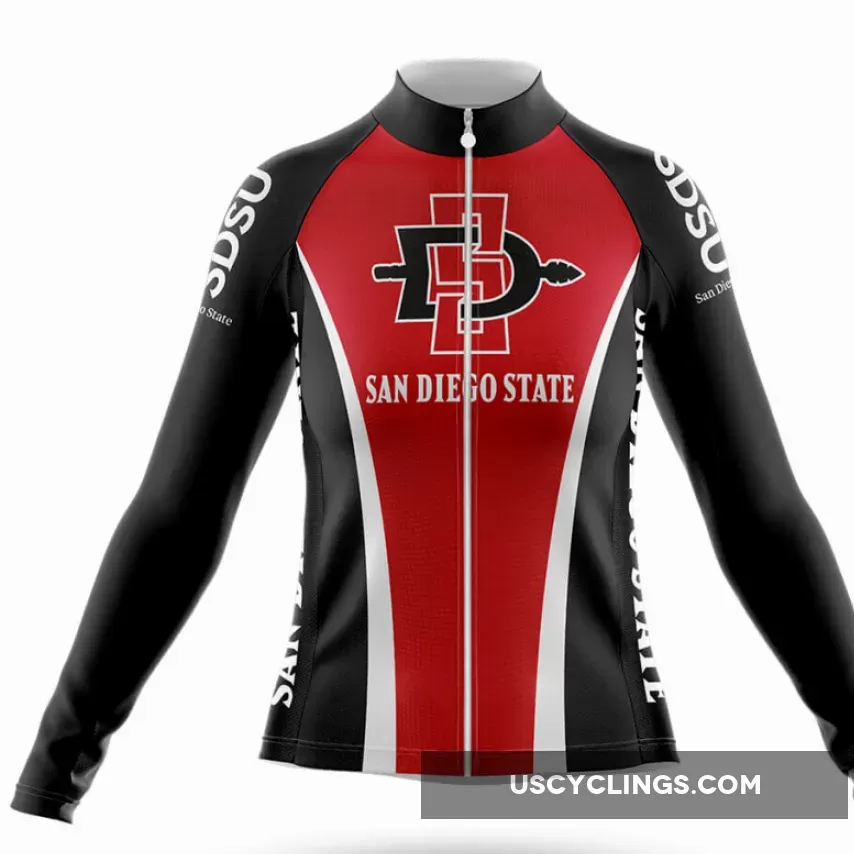 San Diego State University - Women's Long Sleeve Cycling Jersey