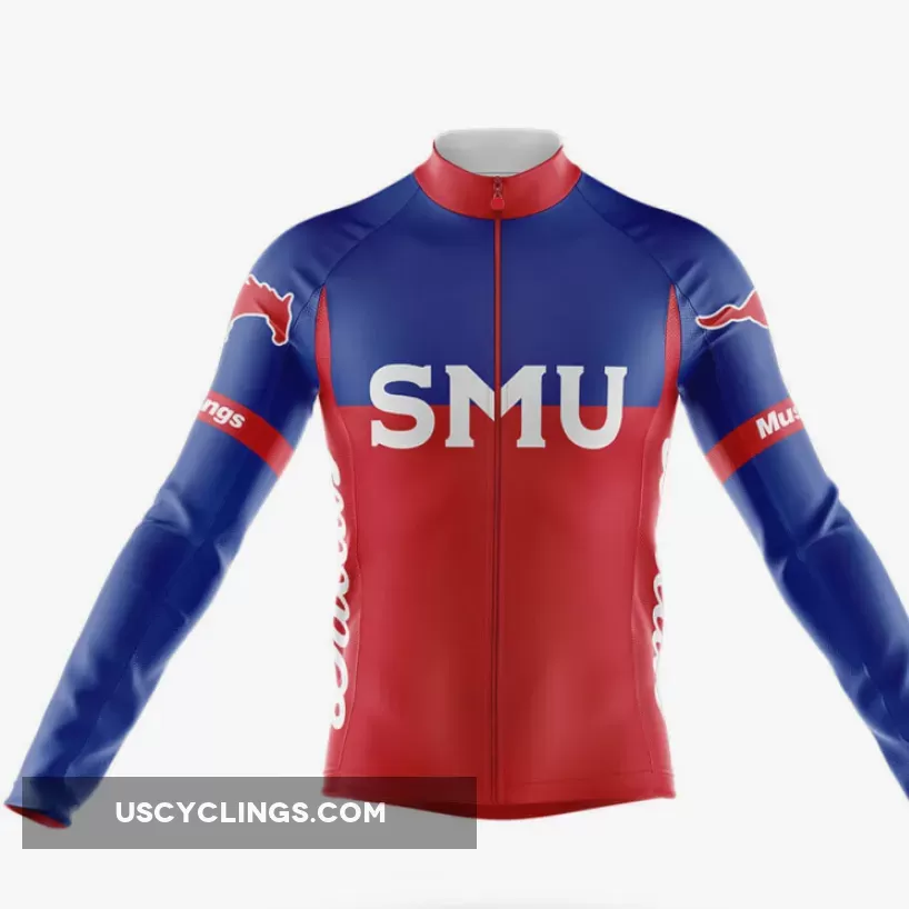 Southern Methodist University Long Sleeve Cycling Jersey Ver.2