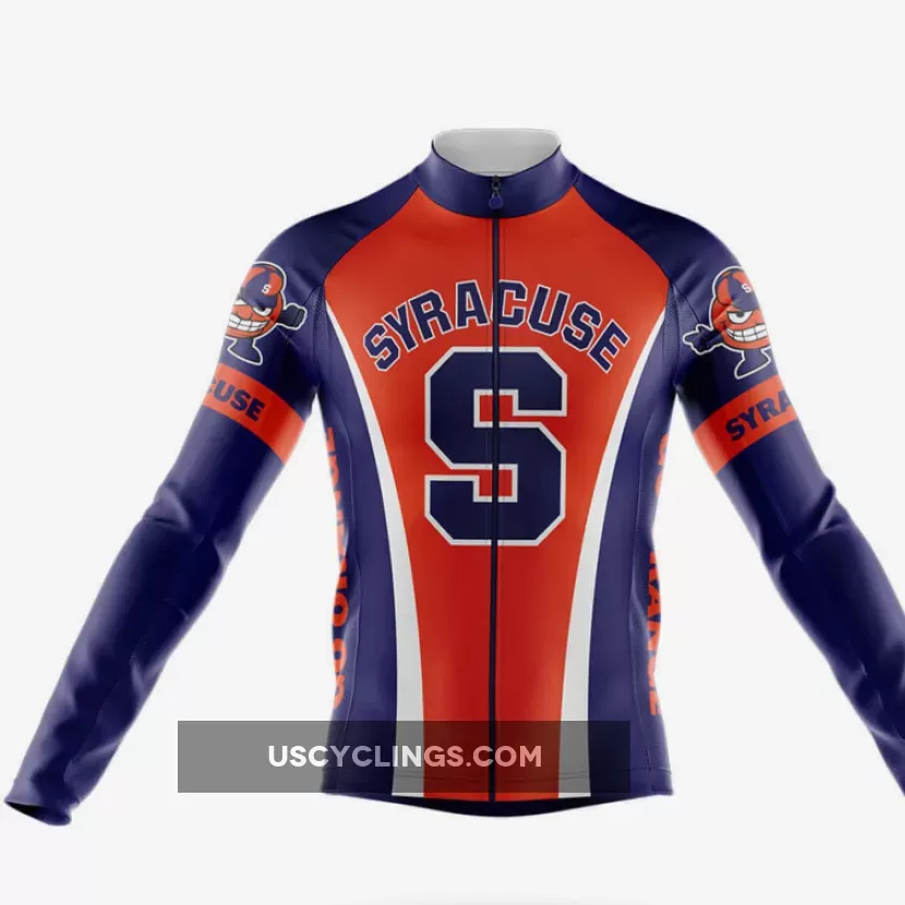 Syracuse University Long Sleeve Cycling Jersey
