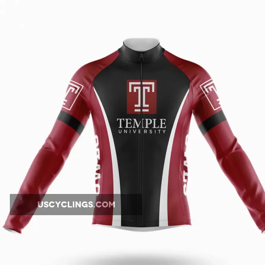 Temple University Long Sleeve Cycling Jersey