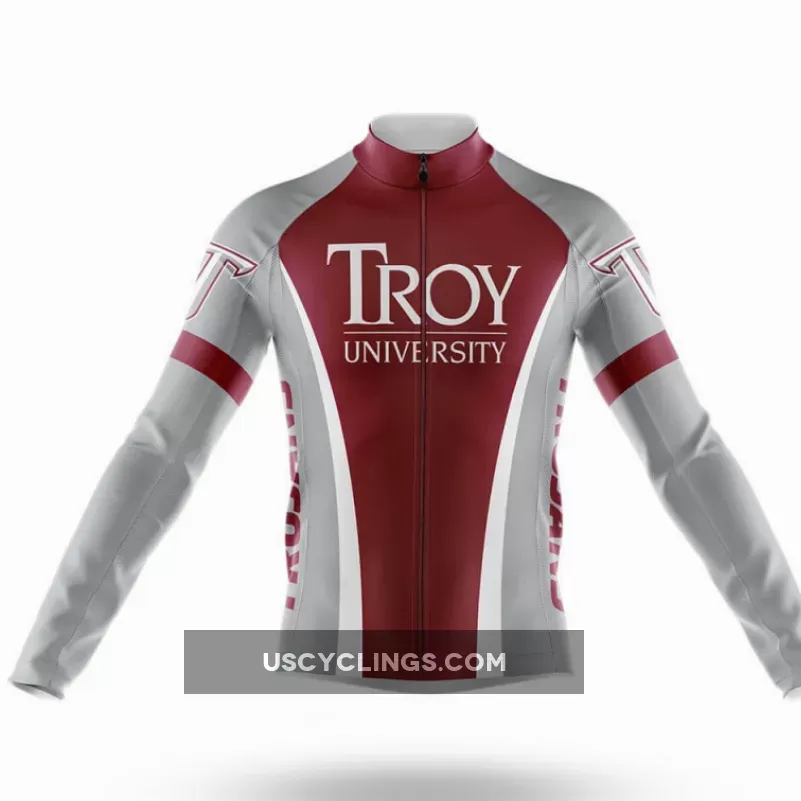 Troy University Long Sleeve Cycling Jersey
