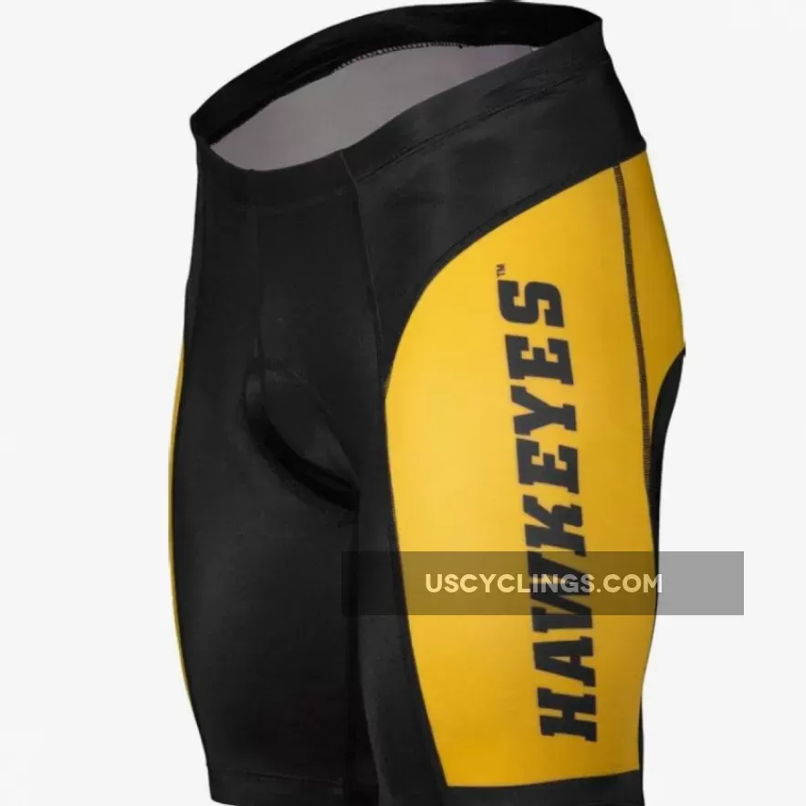 UI Iowa University Hawkeyes Cycling Shorts