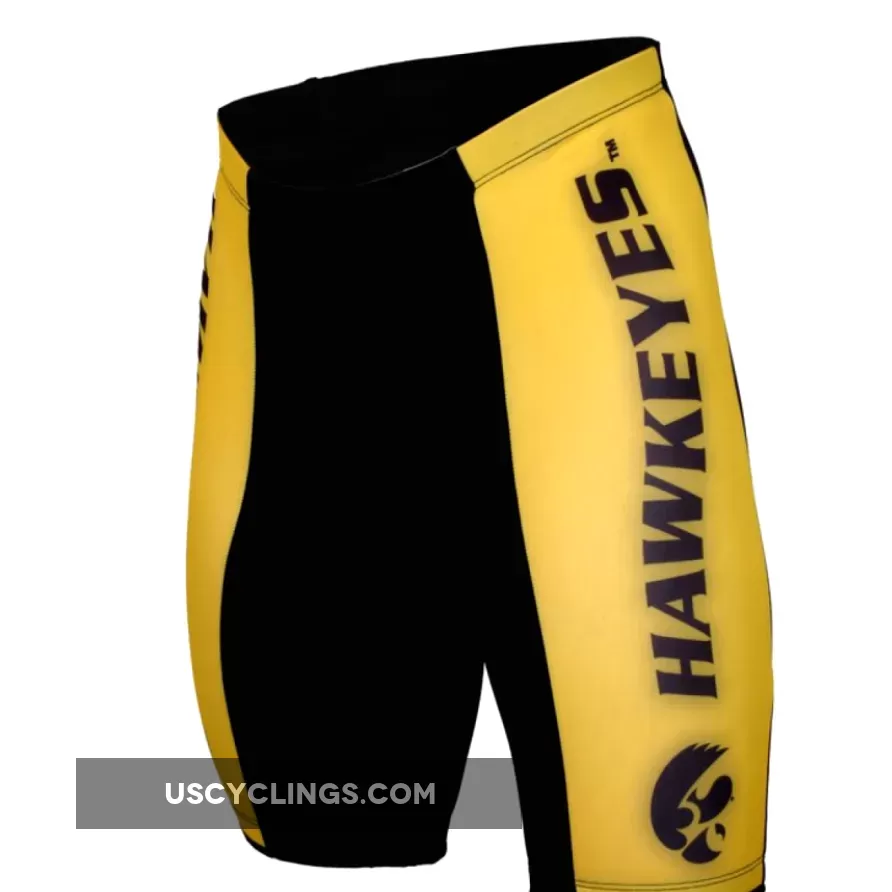 UI Iowa University Hawkeyes Cycling Shorts