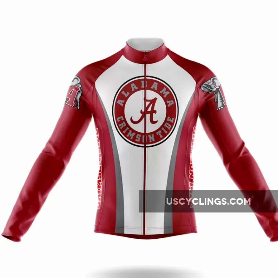 University of Alabama Long Sleeve Cycling Jersey
