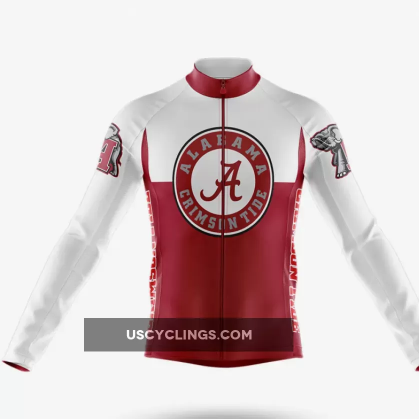 University of Alabama Long Sleeve Cycling Jersey Ver.2