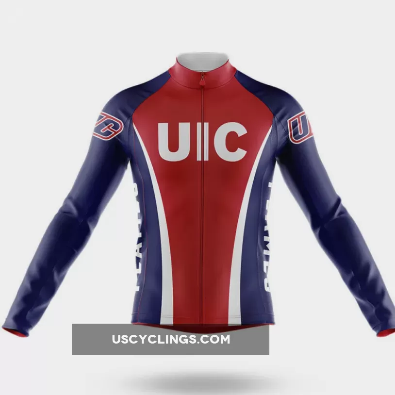 University of Illinois Chicago Long Sleeve Cycling Jersey