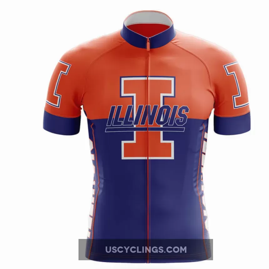 University of Illinois Urbana-Champaign Cycling Jersey Ver.2