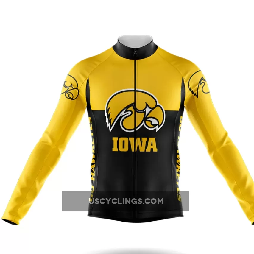 University of Iowa Long Sleeve Cycling Jersey Ver.2