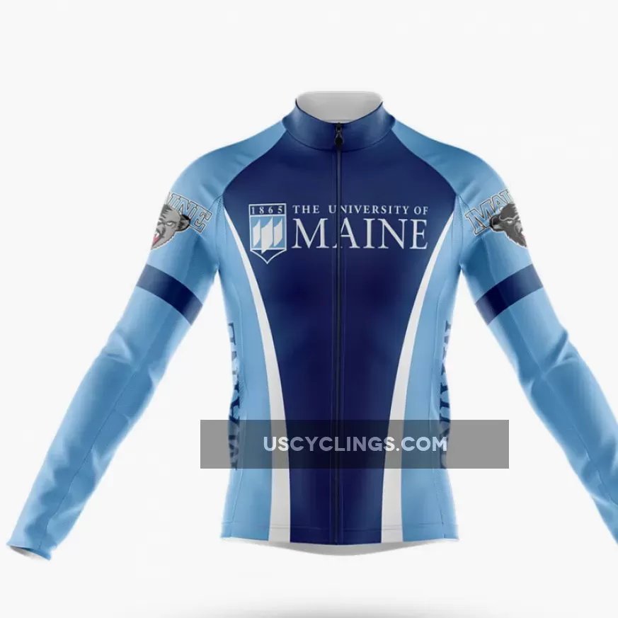 University of Maine Long Sleeve Cycling Jersey