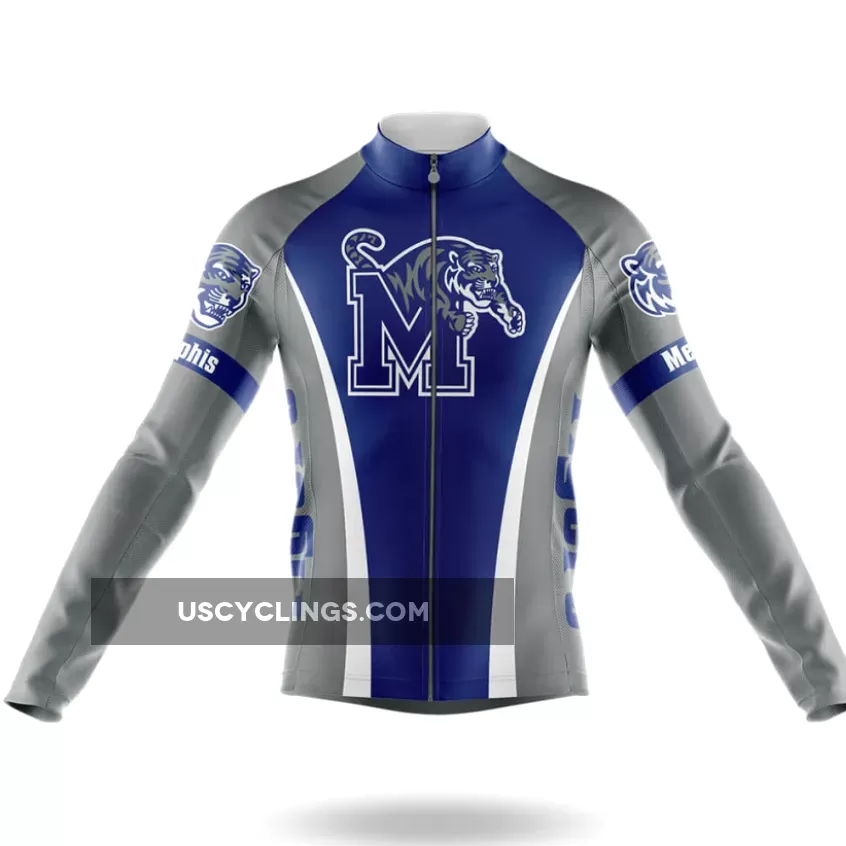 University of Memphis Long Sleeve Cycling Jersey