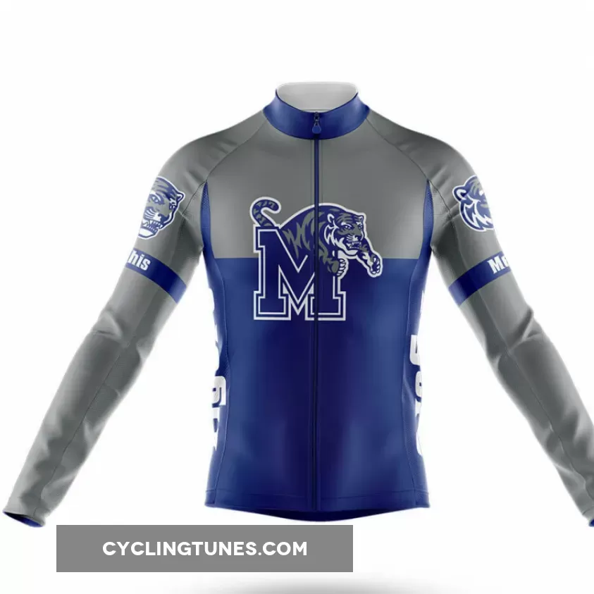 University of Memphis Long Sleeve Cycling Jersey Ver.2
