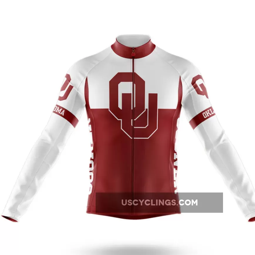 University of Oklahoma Long Sleeve Cycling Jersey Ver.2