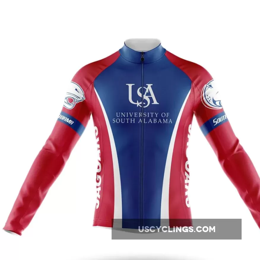 University of South Alabama Long Sleeve Cycling Jersey