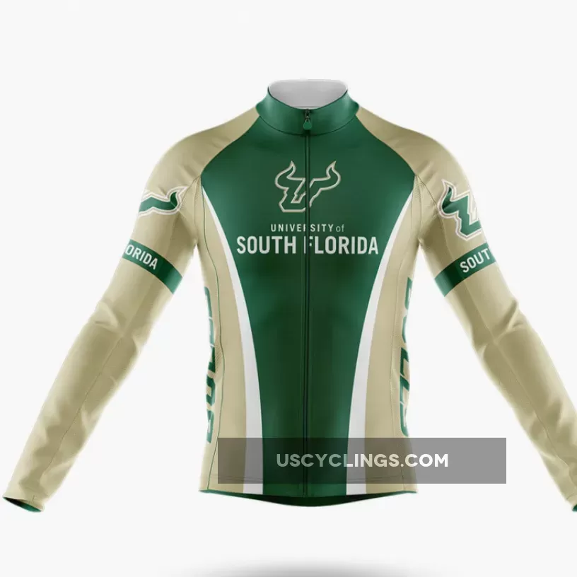 University of South Florida Long Sleeve Cycling Jersey