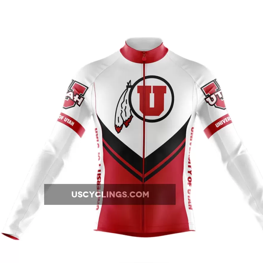 University of Utah Long Sleeve Cycling Jersey Ver.3