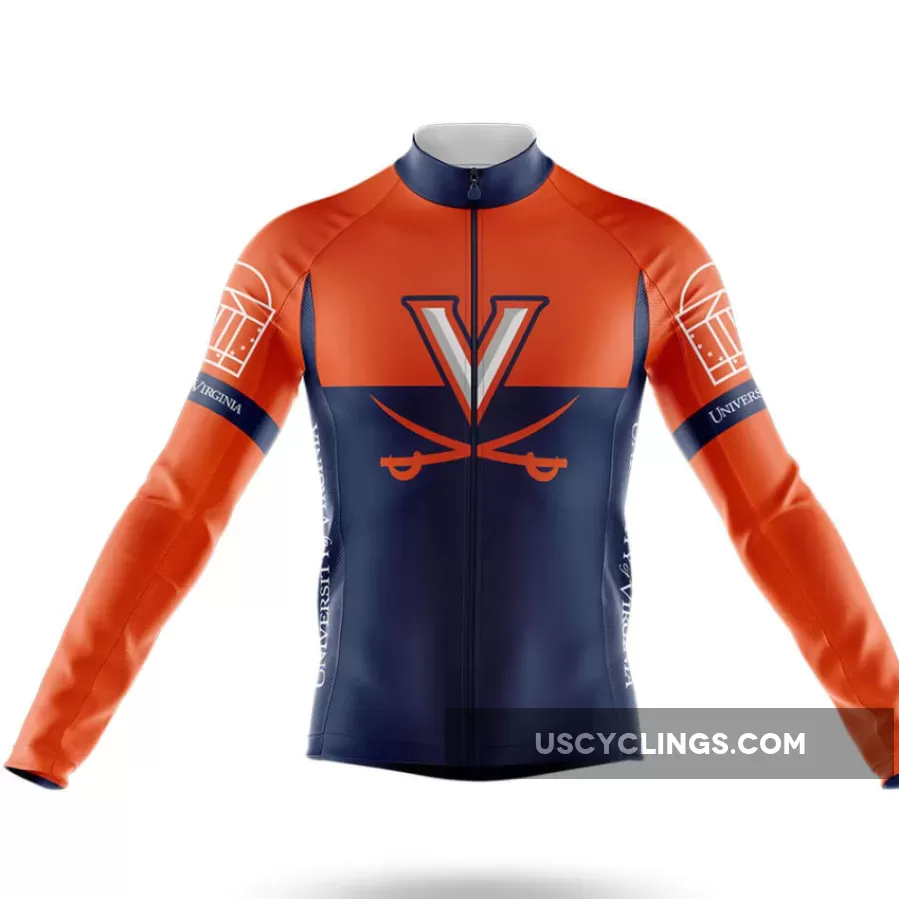 University of Virginia Long Sleeve Cycling Jersey Ver.2