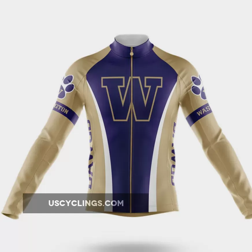 University of Washington Long Sleeve Cycling Jersey