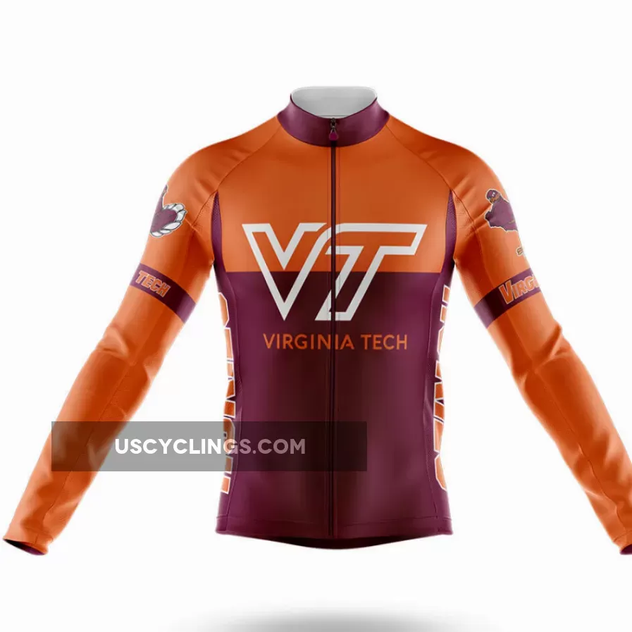 Virginia Tech Long Sleeve Cycling Jersey Ver.2