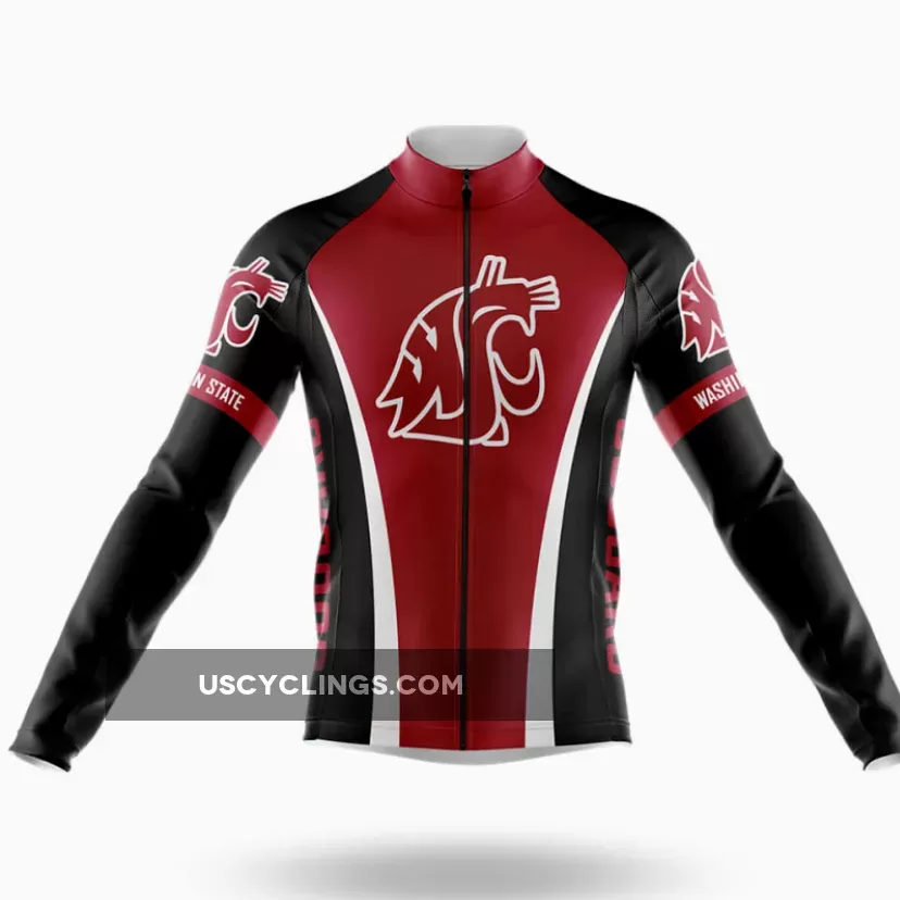 Washington State University Long Sleeve Cycling Jersey