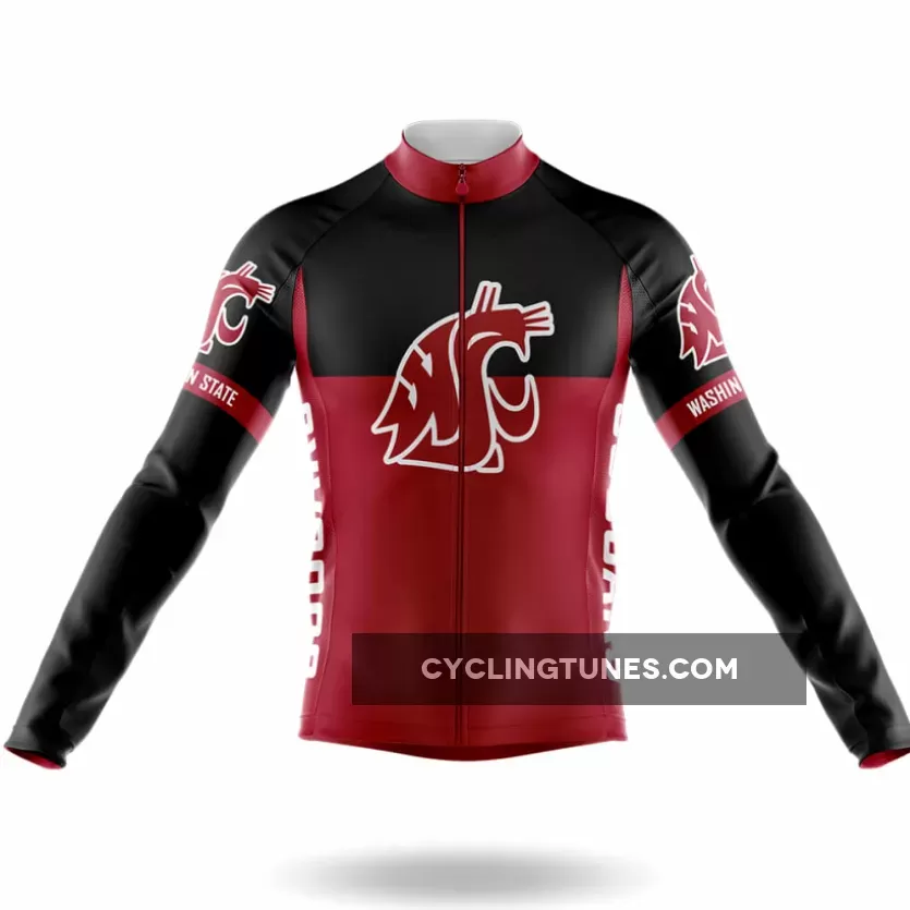 Washington State University Long Sleeve Cycling Jersey Ver.2
