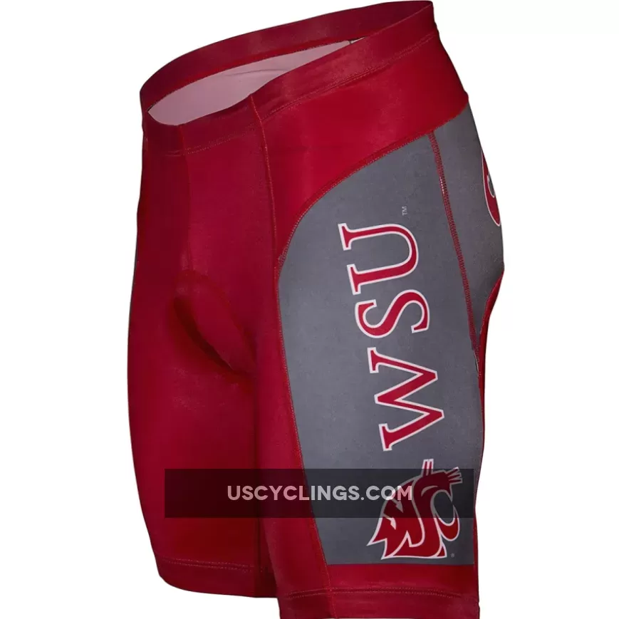 Washington State University (WSU) Cougars Cycling Shorts