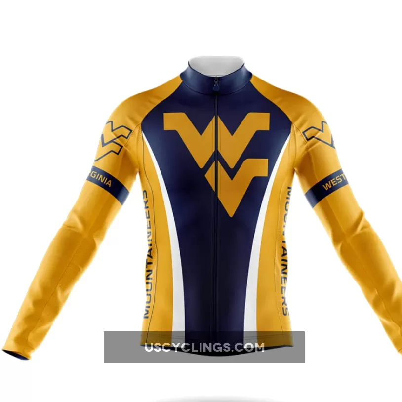West Virginia University Long Sleeve Cycling Jersey